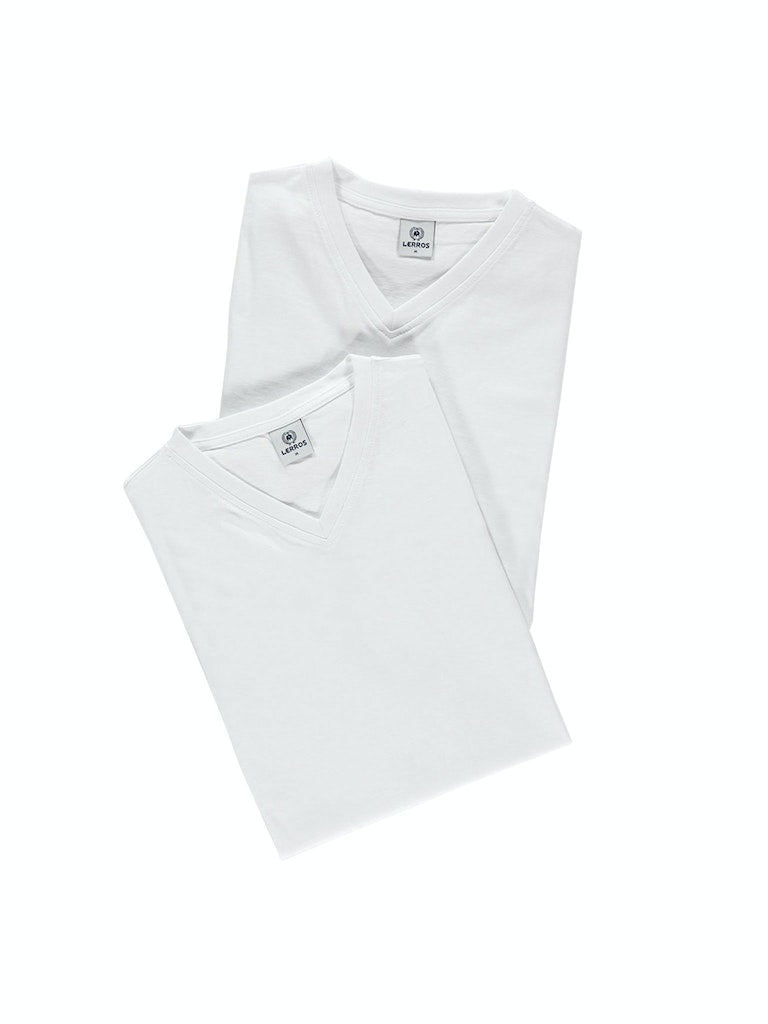 Lerros Herren T-Shirts kurz White