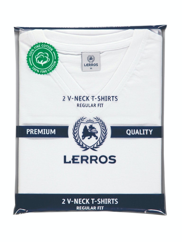 Lerros Herren T-Shirts kurz White