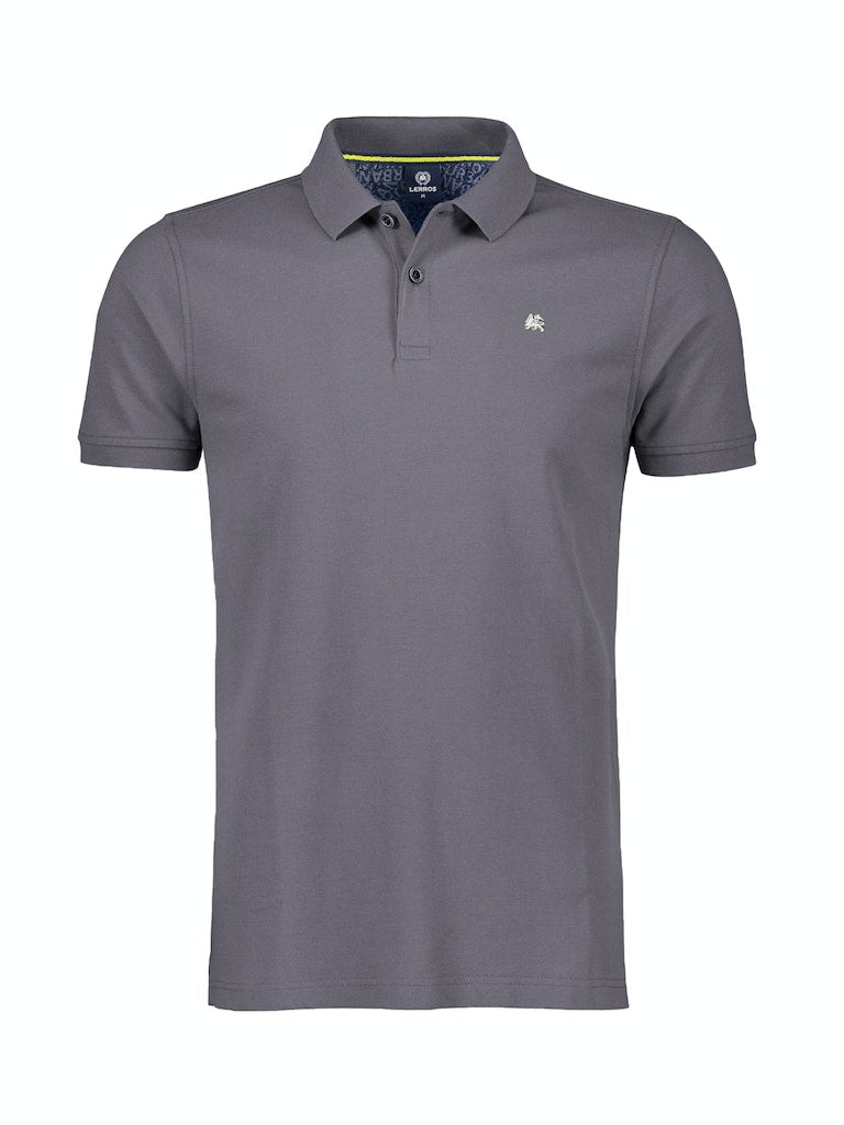 Lerros Herren Polo-Shirts Rock Grey