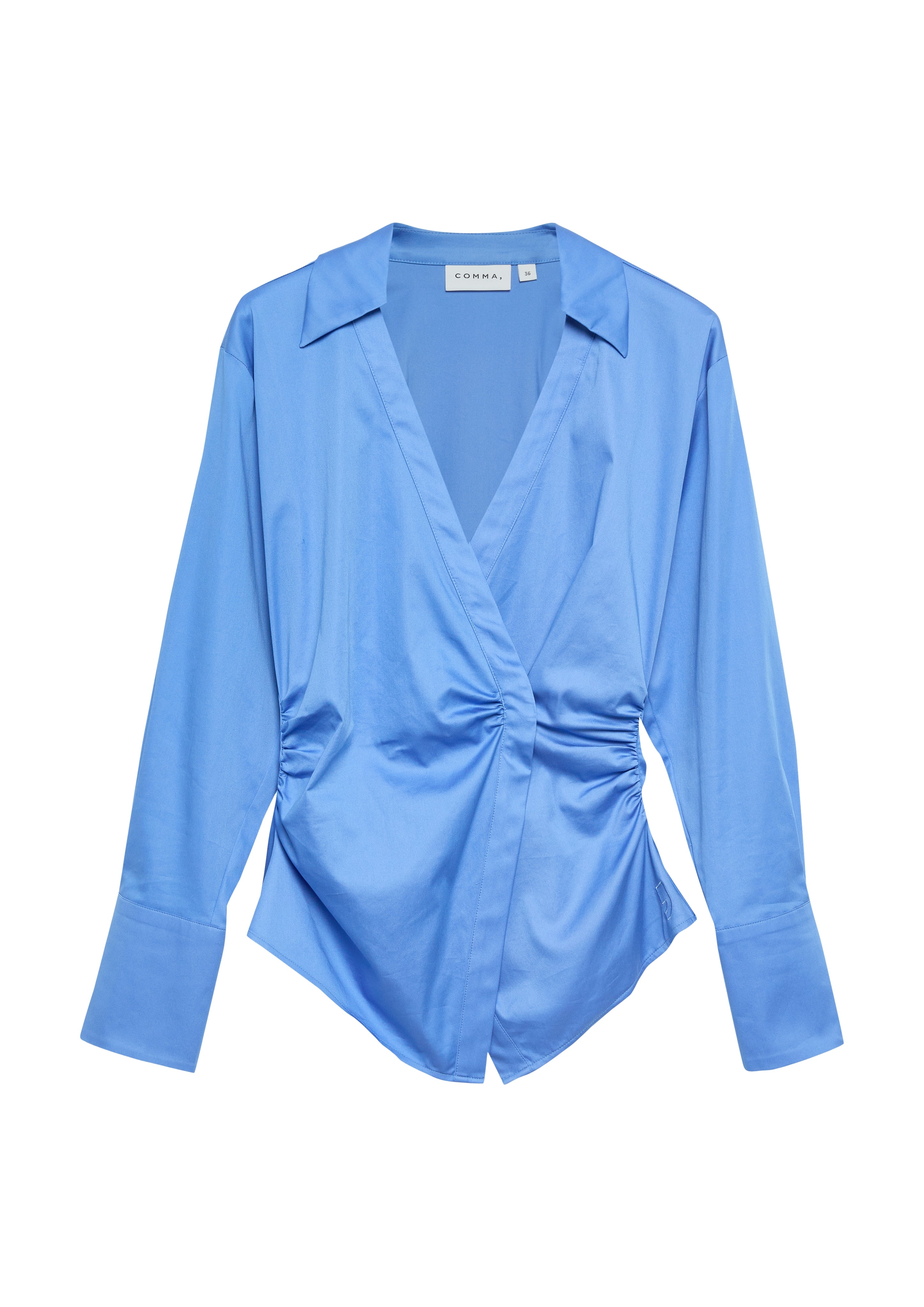 Comma Damen Blusen Blue