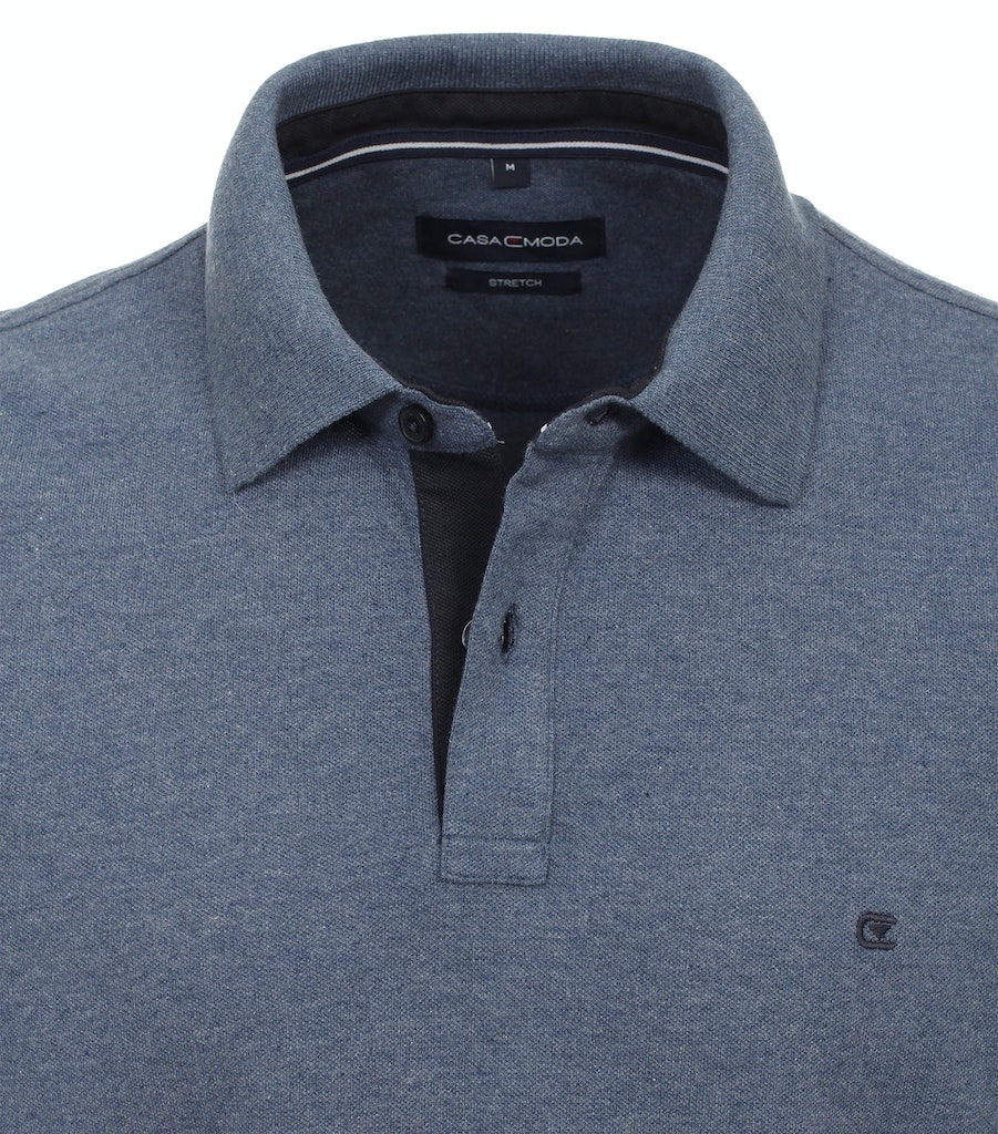 Casa Moda Herren Polo-Shirts Blau