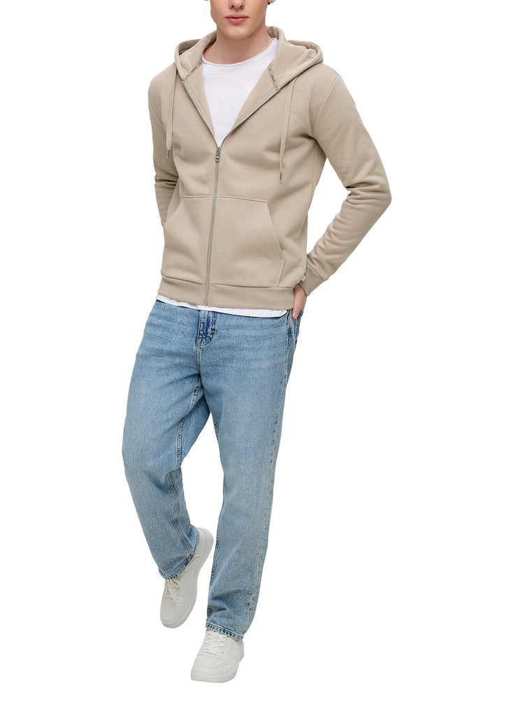 QS by S.Oliver Herren Sweatjacken Brown