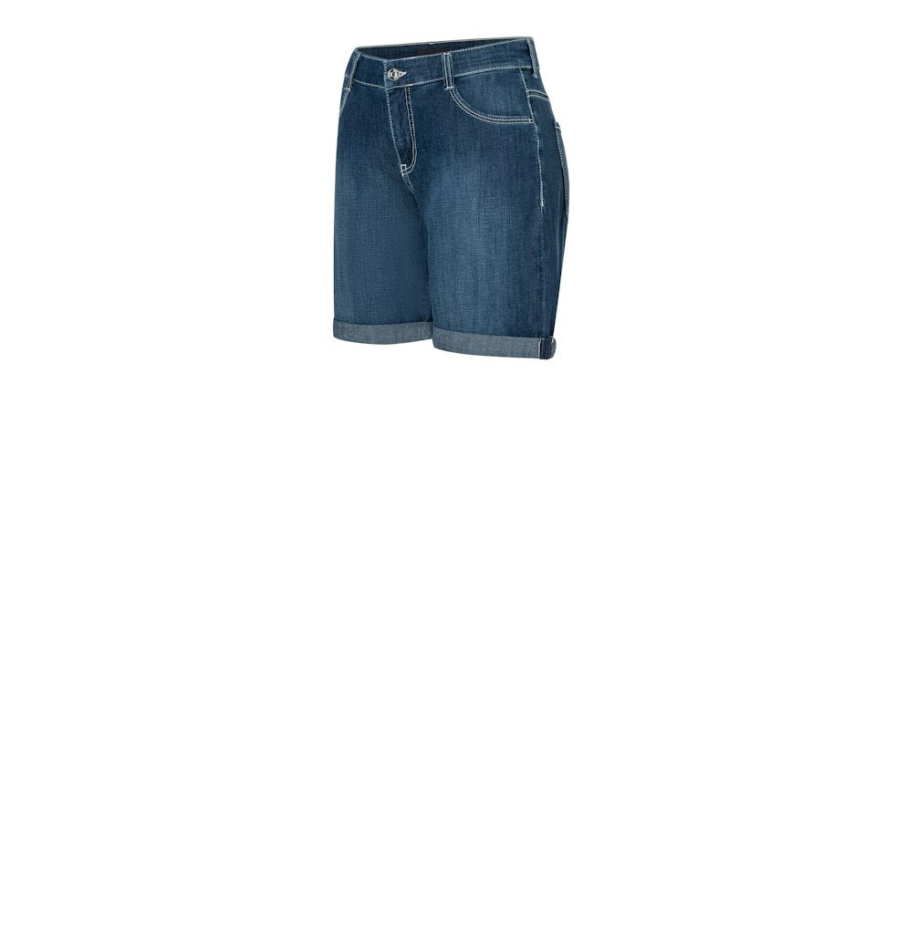 Mac Damen Shorts Dark Blue Basic