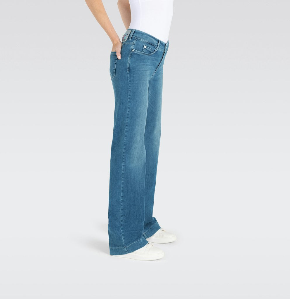Mac Damen Jeans Summer Mid Blue