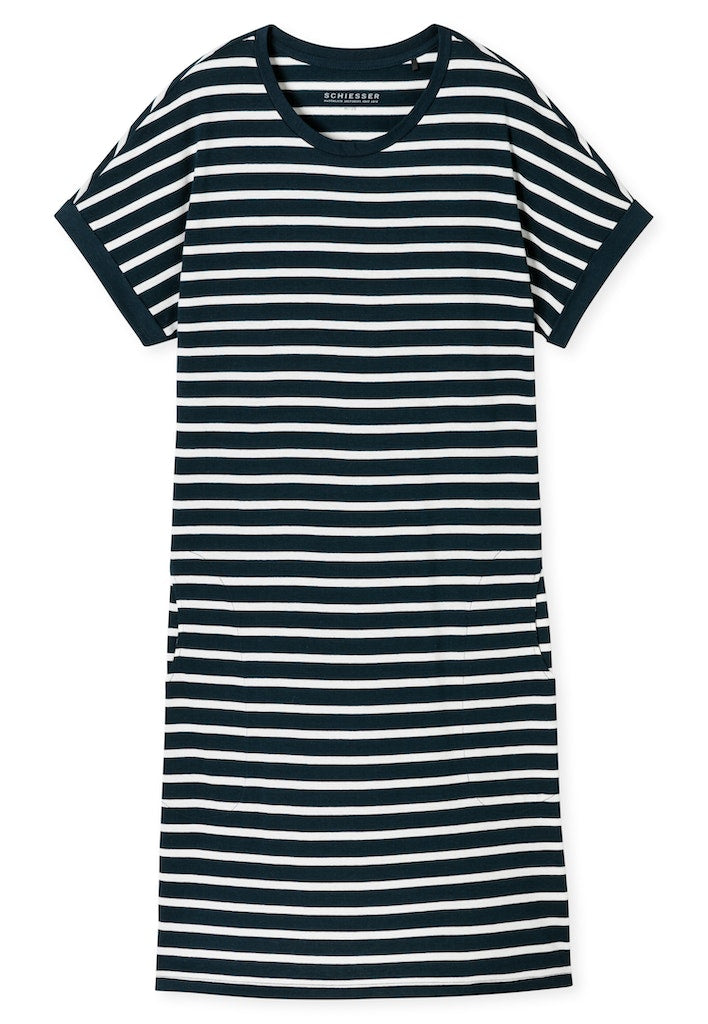 Schiesser Nachthemd Nachtblau