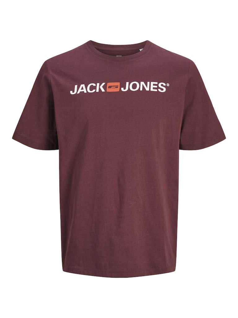 Jack & Jones Herren T-Shirts kurz Black/A W. Port