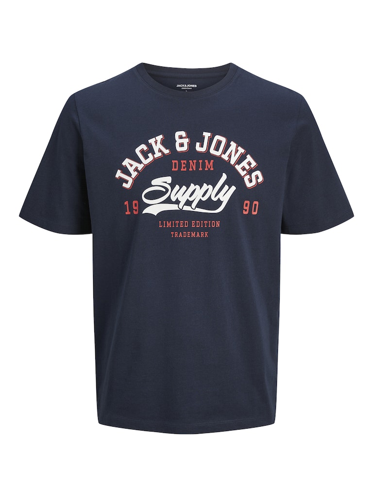 Jack & Jones Herren T-Shirts kurz Black/A W. Port