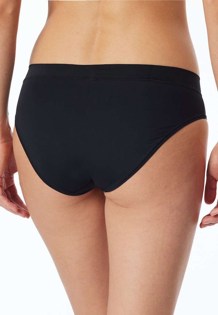 Schiesser Slip Schwarz