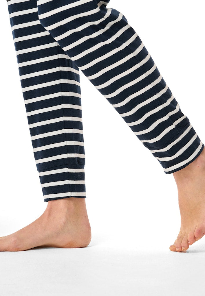 Schiesser Schlafanzug Nachtblau