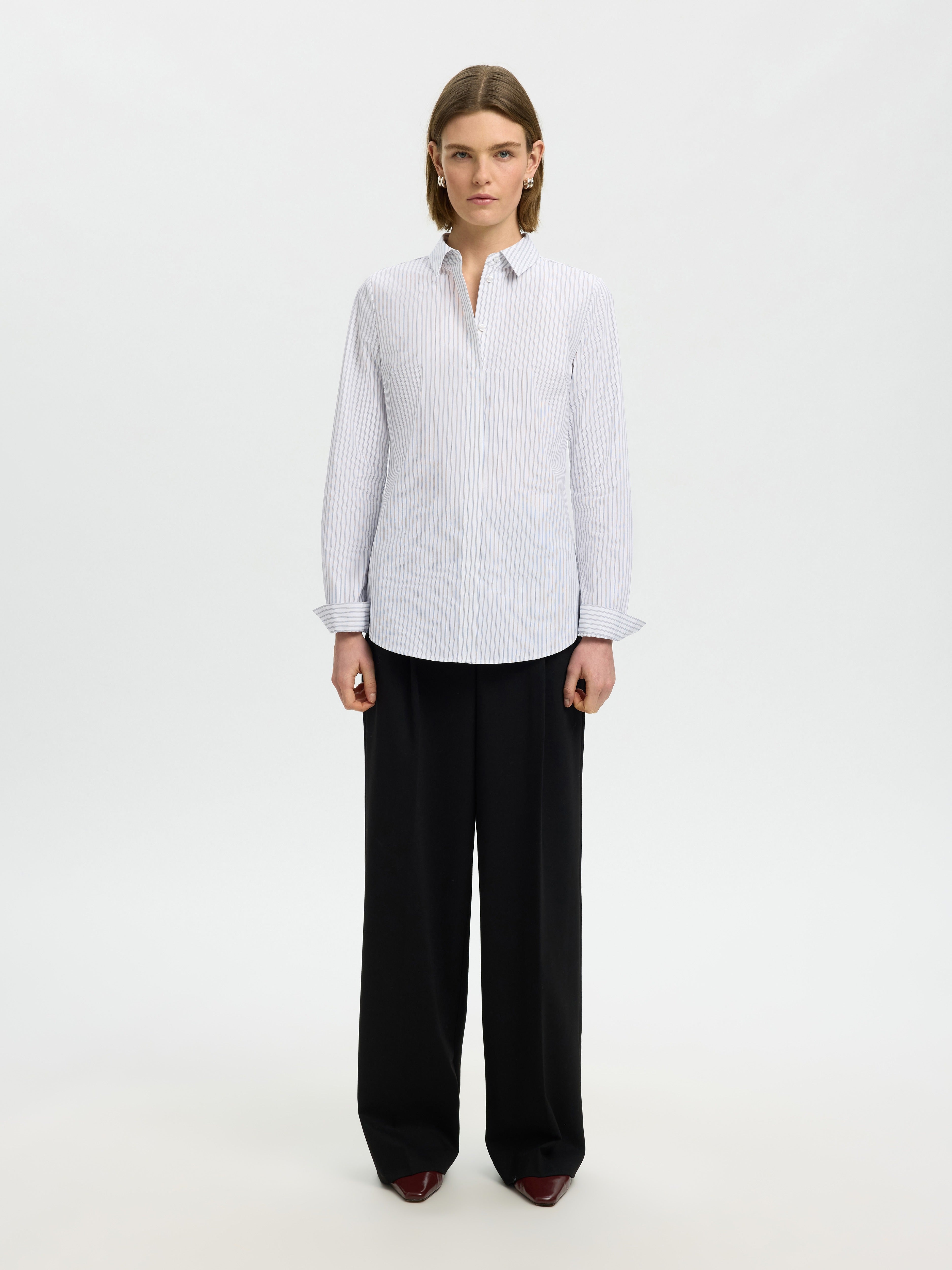 Selected Femme Damen Blusen Bright White/De