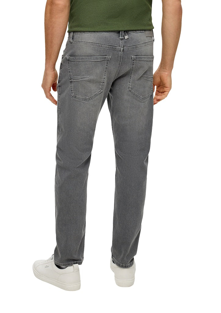 S. Oliver red Herren Jeans Grey/Black