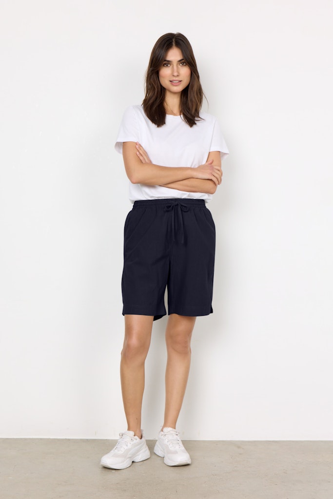 Soya Concept Damen Shorts Navy