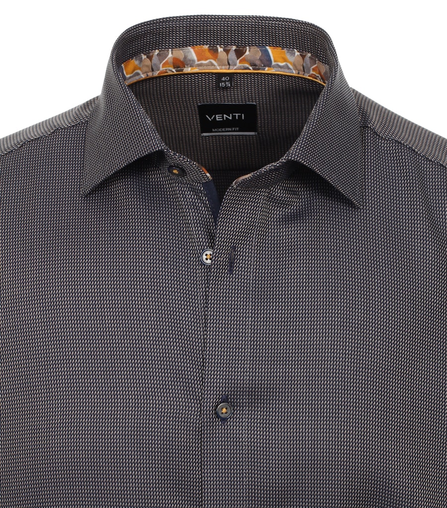 Casa Moda Herren Hemden lang  Braun