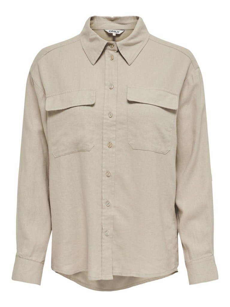Only Damen Blusen Oxford Tan