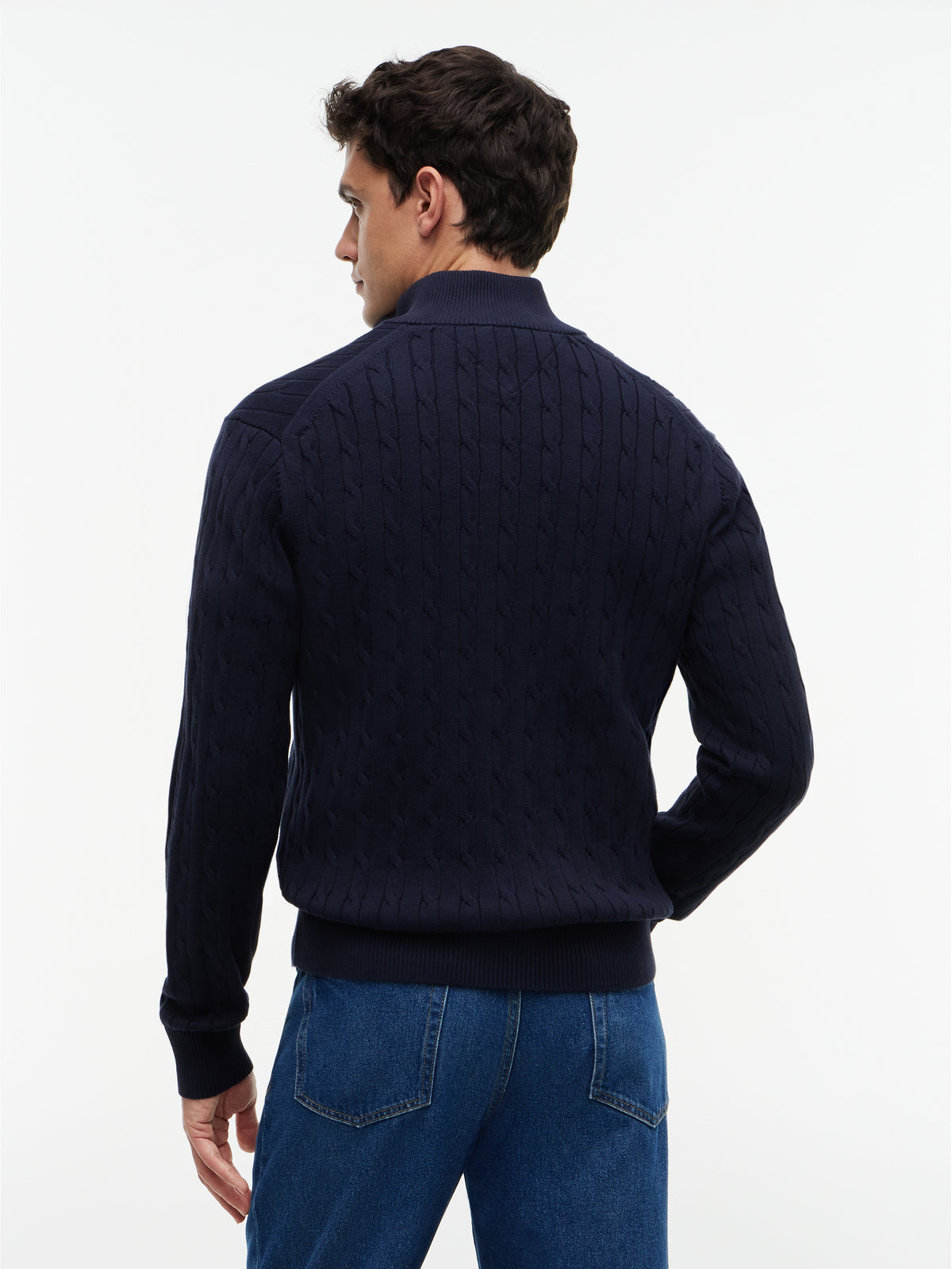 Tommy Hilfiger Herren Pullover Dw Blue