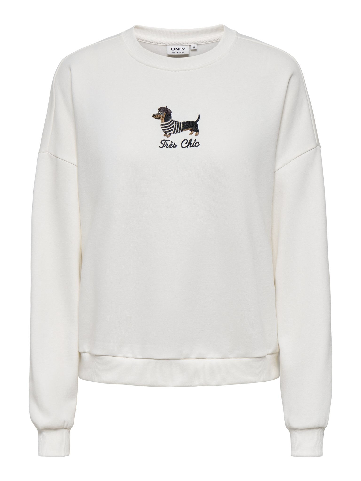 Only Damen Sweatshirts Cloud Dancer/My