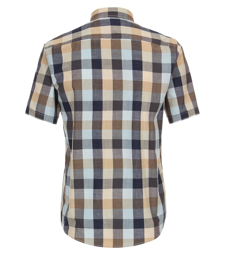 Casa Moda Herren Hemden kurz  Blau