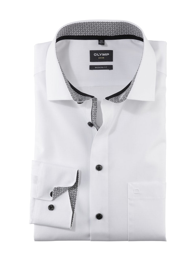 Olymp Herren Hemden lang  Anthrazit