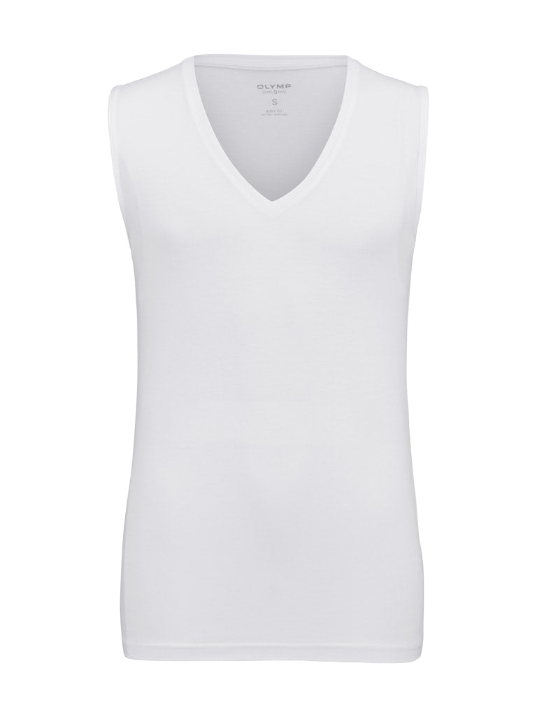 Olymp Herren T-Shirts kurz Weiss