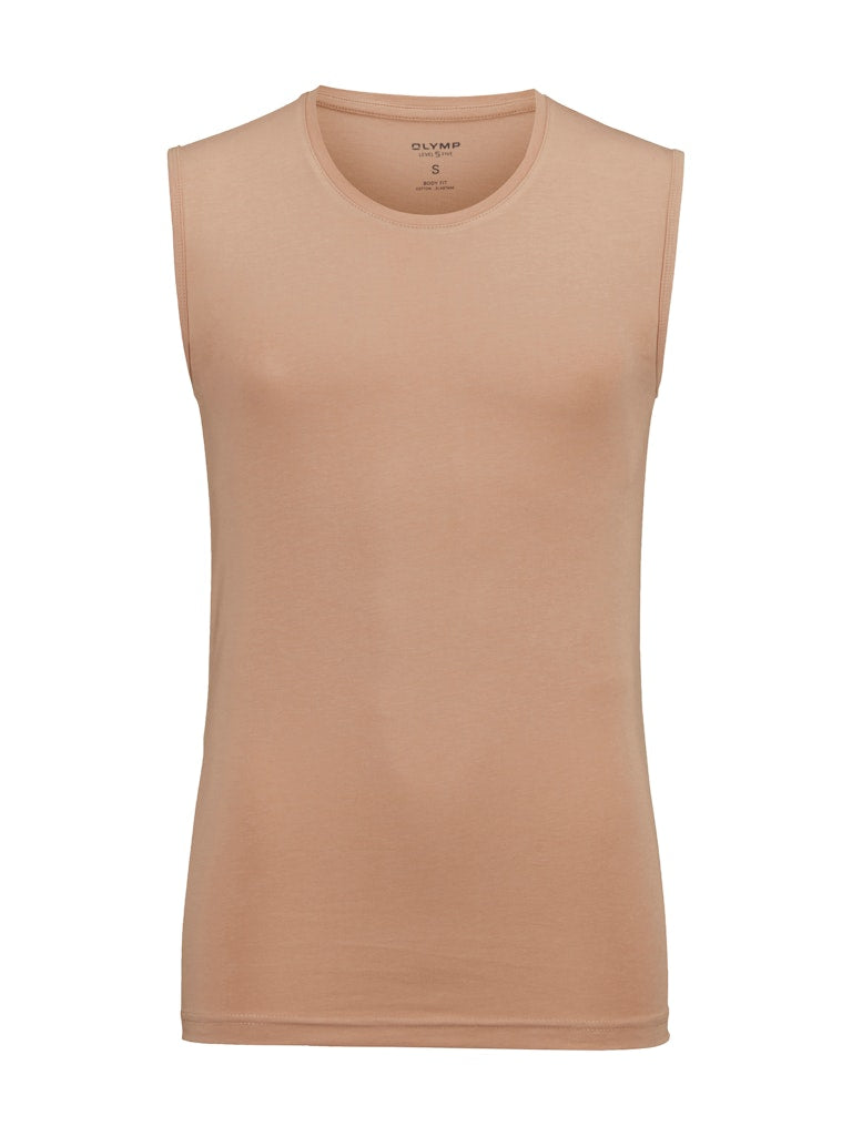 Olymp Herren T-Shirts kurz  Caramel