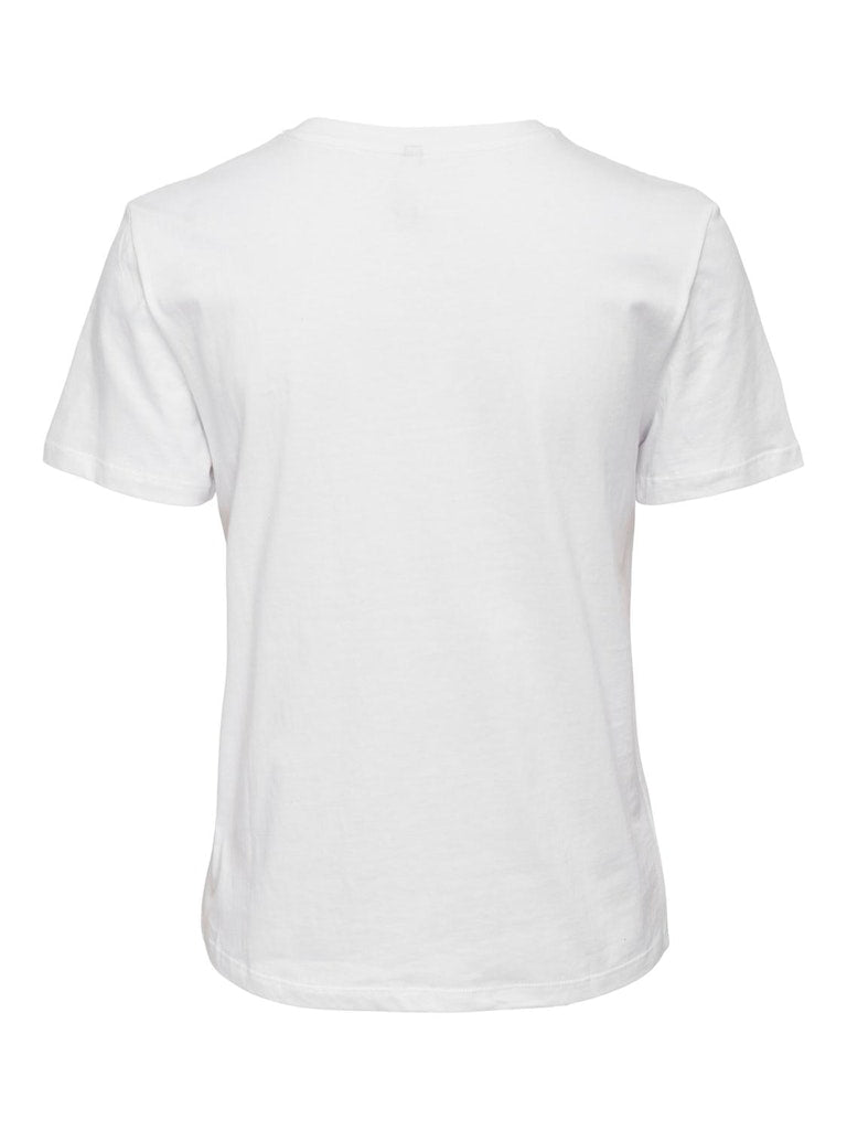 only Damen T-Shirts Bright White/Do