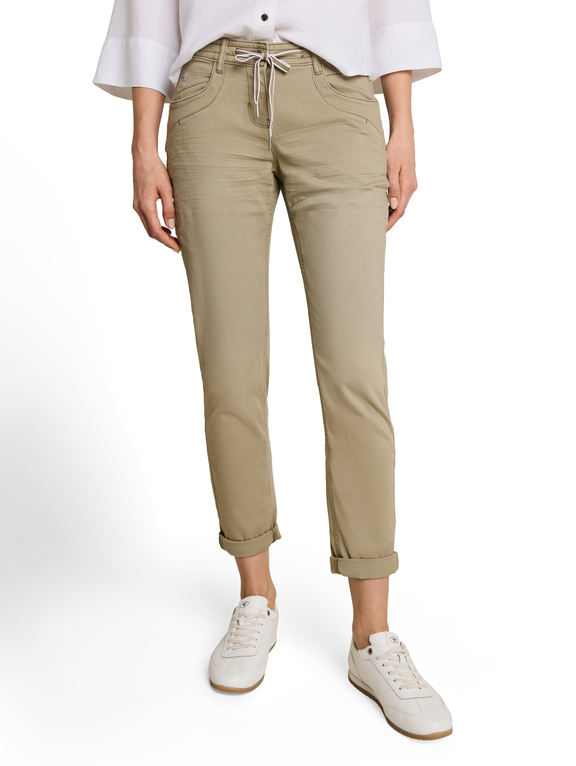 Tom Tailor Damen Hosen Silver Olive