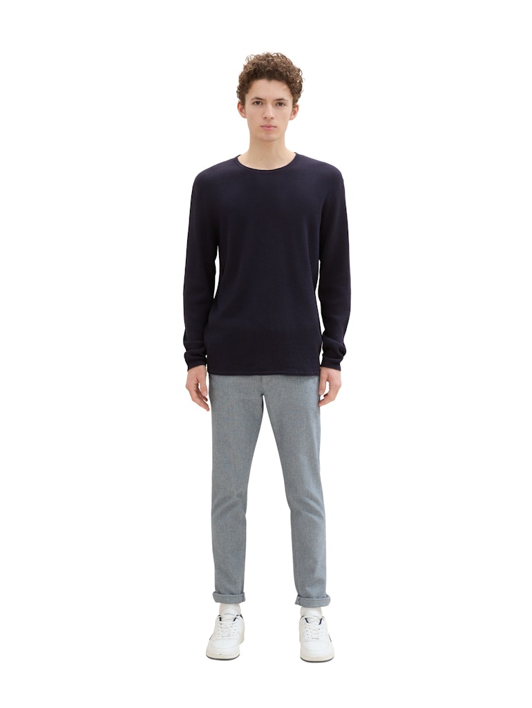 Tom Tailor denim Herren Hosen White Navy Dobb