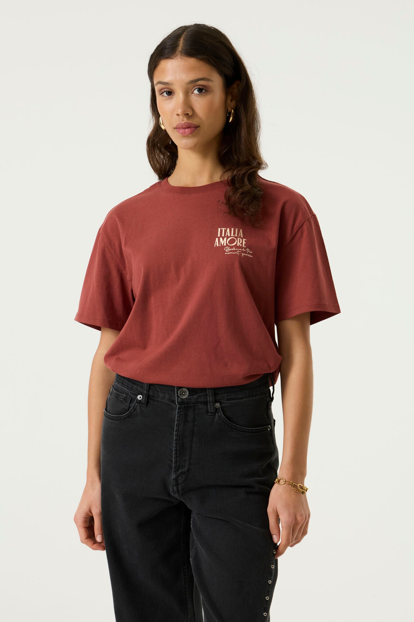 Garcia Damen T-Shirts Chili Blush