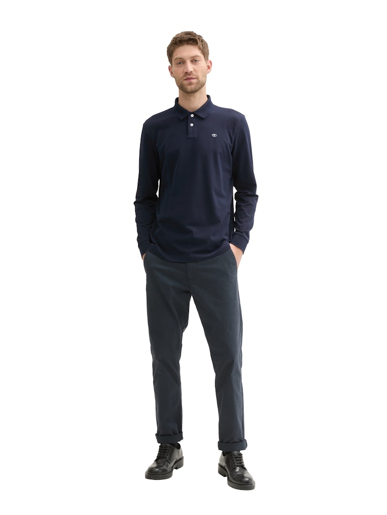 Tom Tailor Herren Polo-Shirts Sky Captain Blu