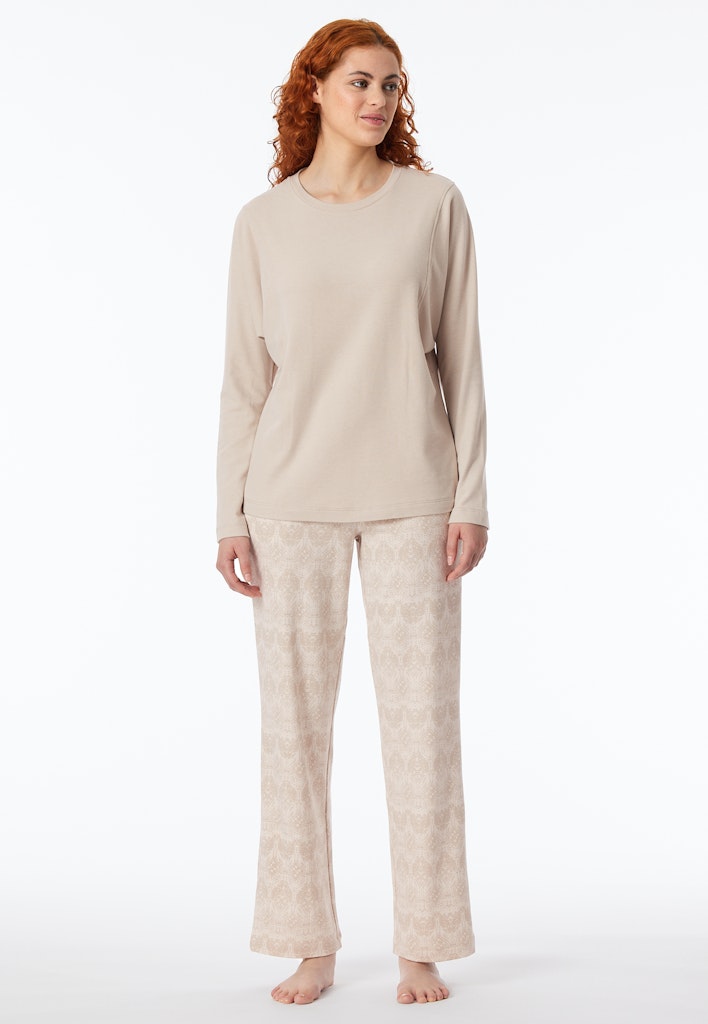 Schiesser Schlafanzug Beige