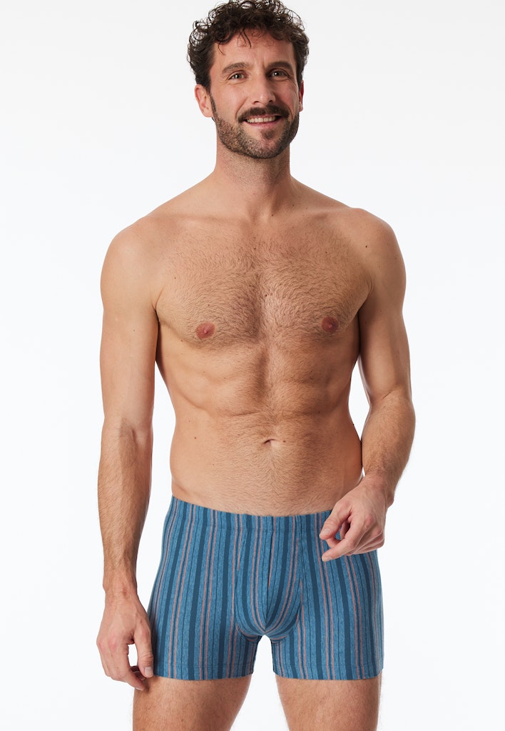 Schiesser Pant Blau-Mel.