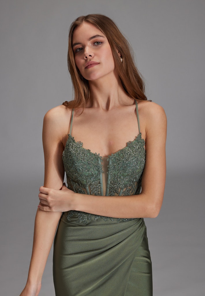 Swing Damen Kleider  Matcha Gree