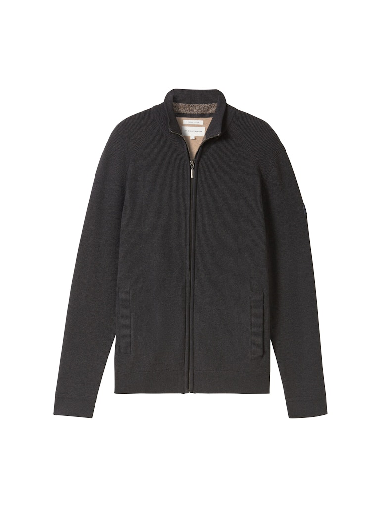 Tom Tailor Herren Pullover Black Grey Mela