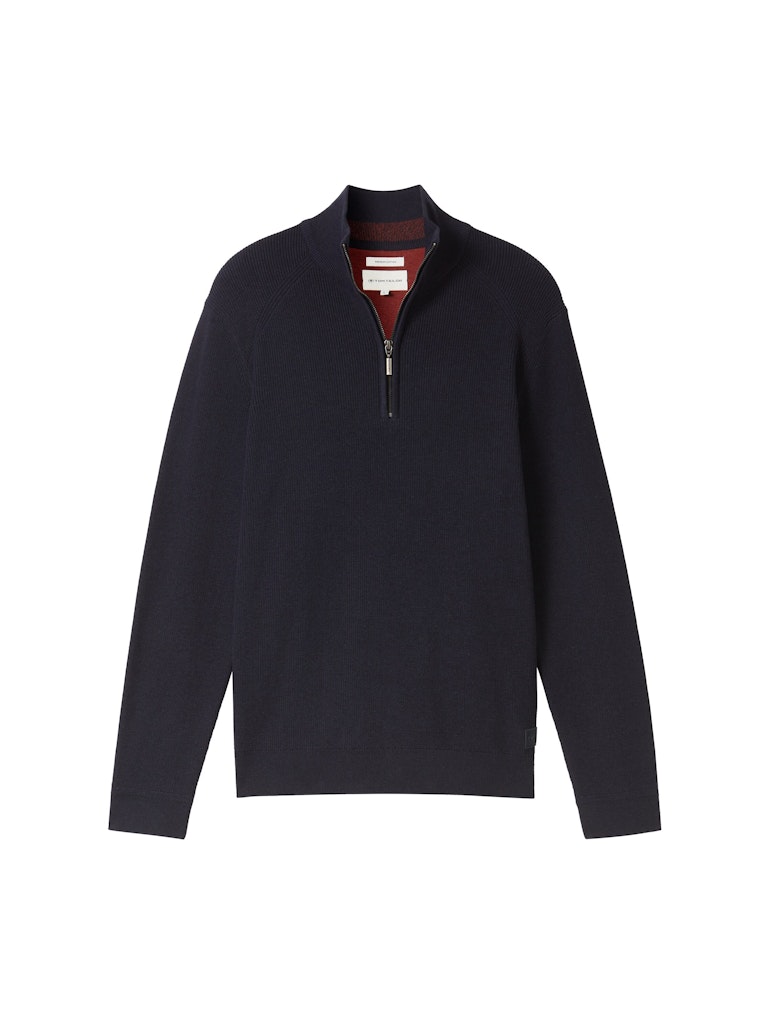 Tom Tailor Herren Pullover Knitted Navy Me