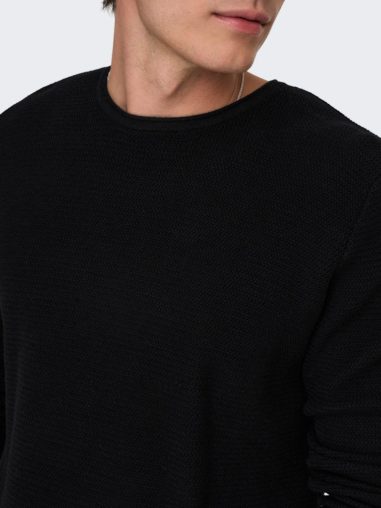Only & Sons Herren Sweatshirts Black