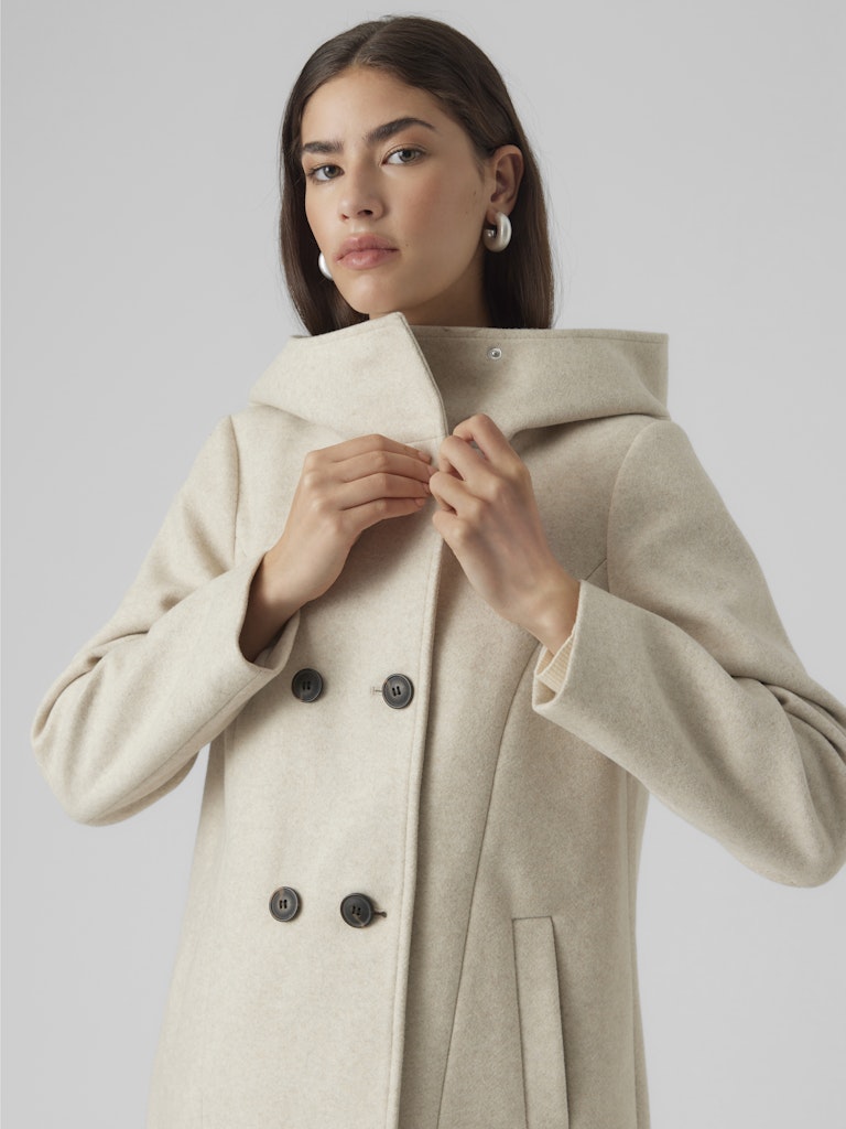 Vero Moda Damen Jacken Oatmeal/Melange