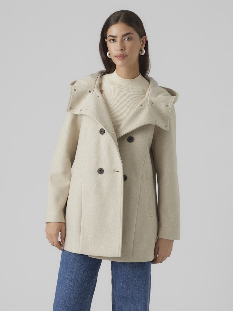 Vero Moda Damen Jacken Oatmeal/Melange