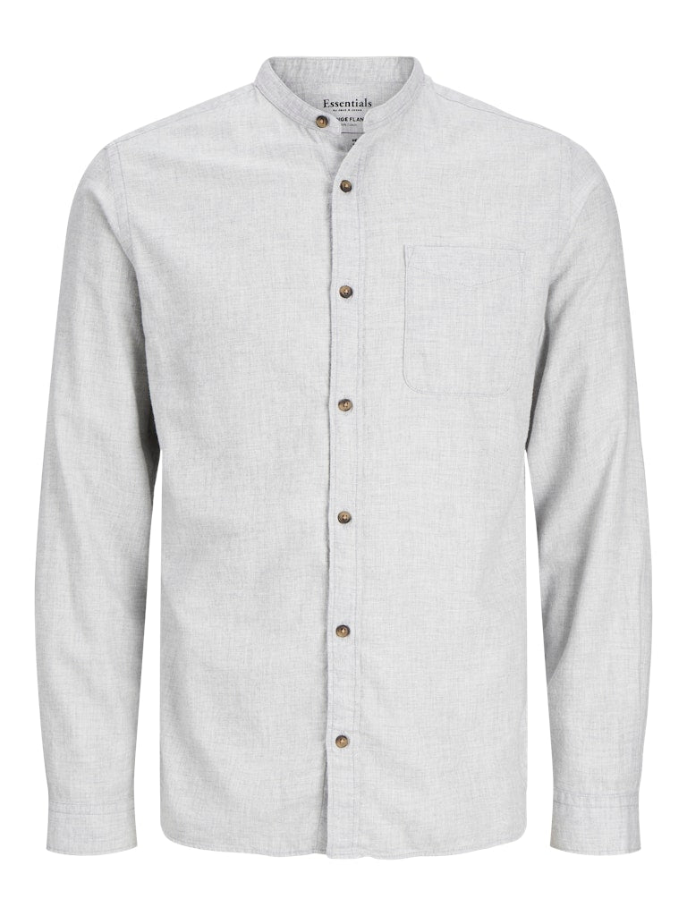 Jack & Jones Herren Hemden lang Light Grey Mela