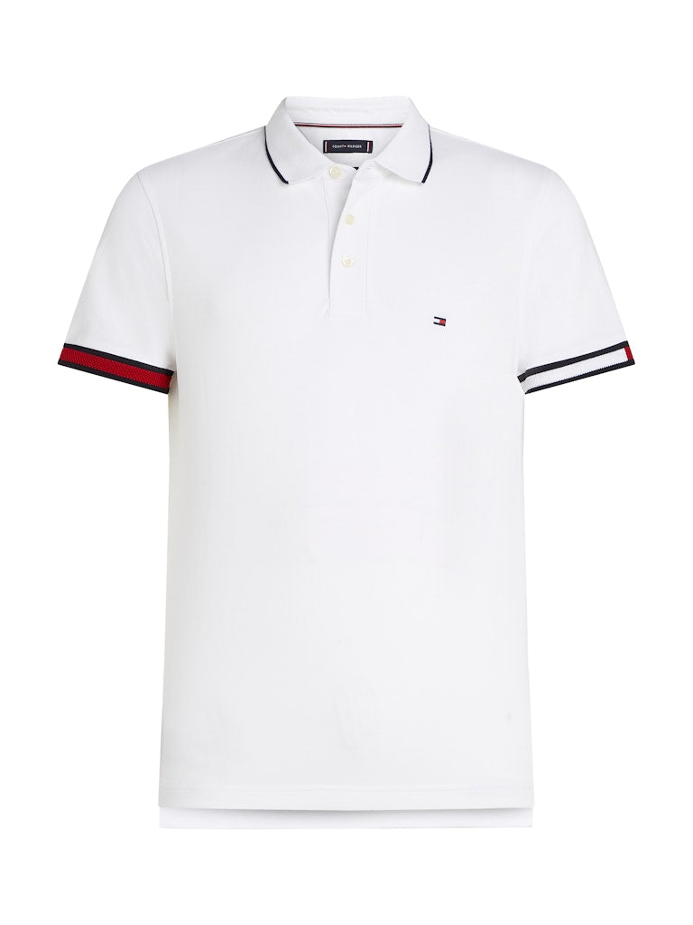 Tommy Hilfiger Herren Polo-Shirts Ybr White