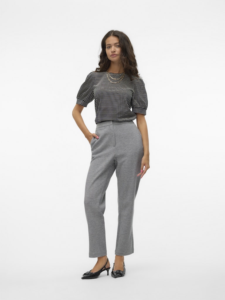 Vero Moda Damen Hosen Dark Grey Melan