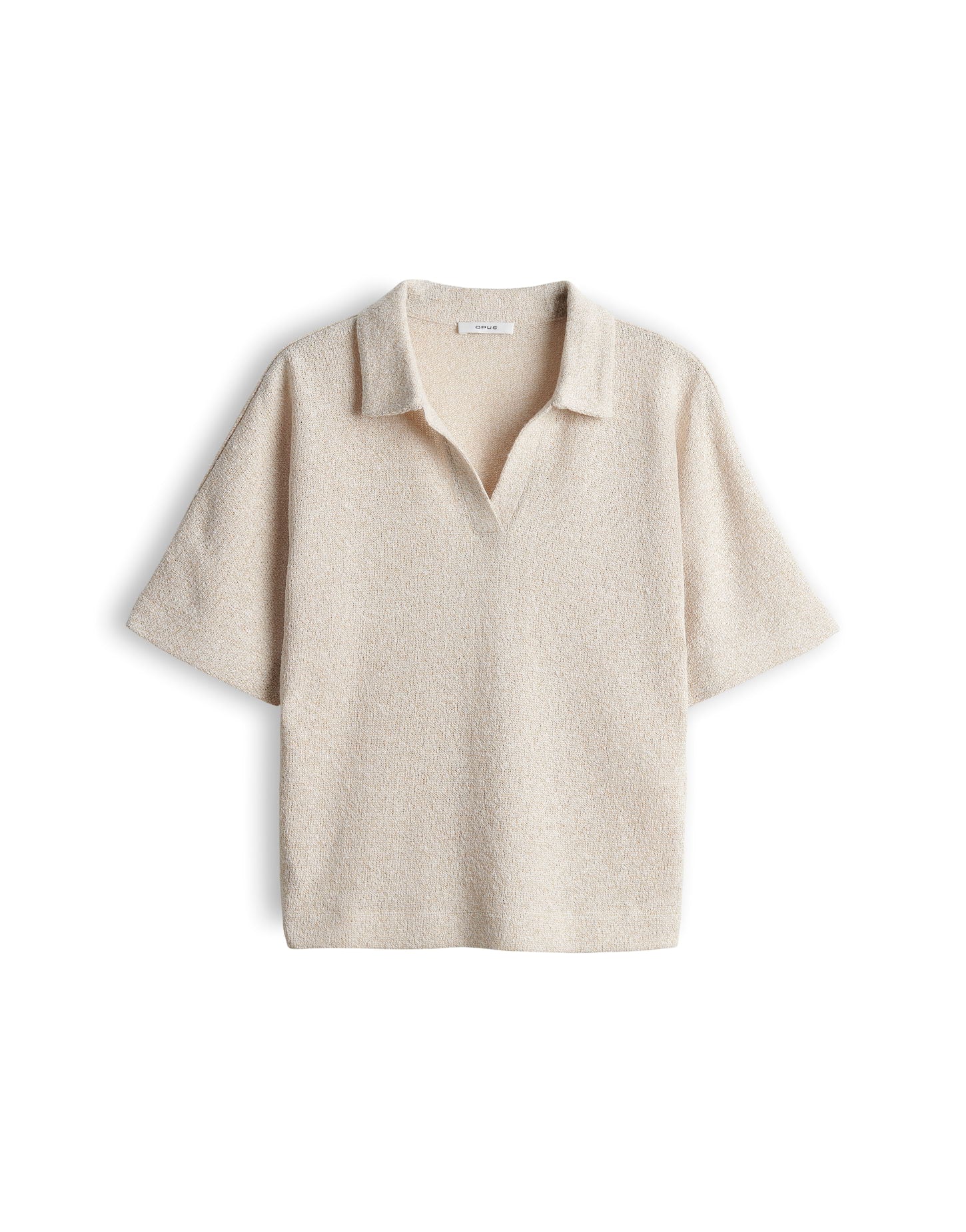 Opus Damen T-Shirts Golden Beige
