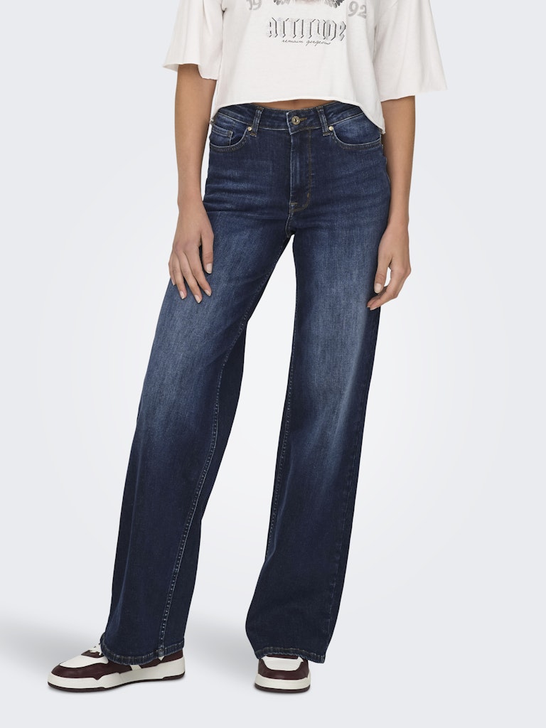 Only Damen Jeans Dark Blue Denim