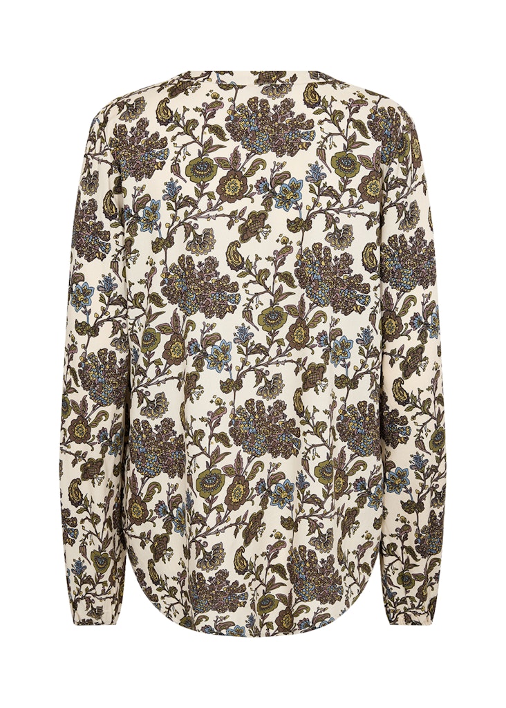 Soya Concept Damen Blusen Dark Olive Comb
