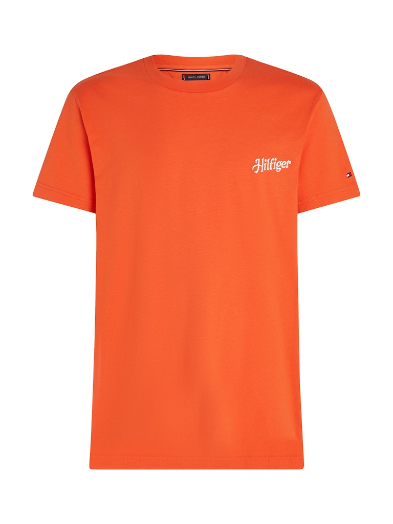 Tommy Hilfiger Herren T-Shirts kurz Scx Orange