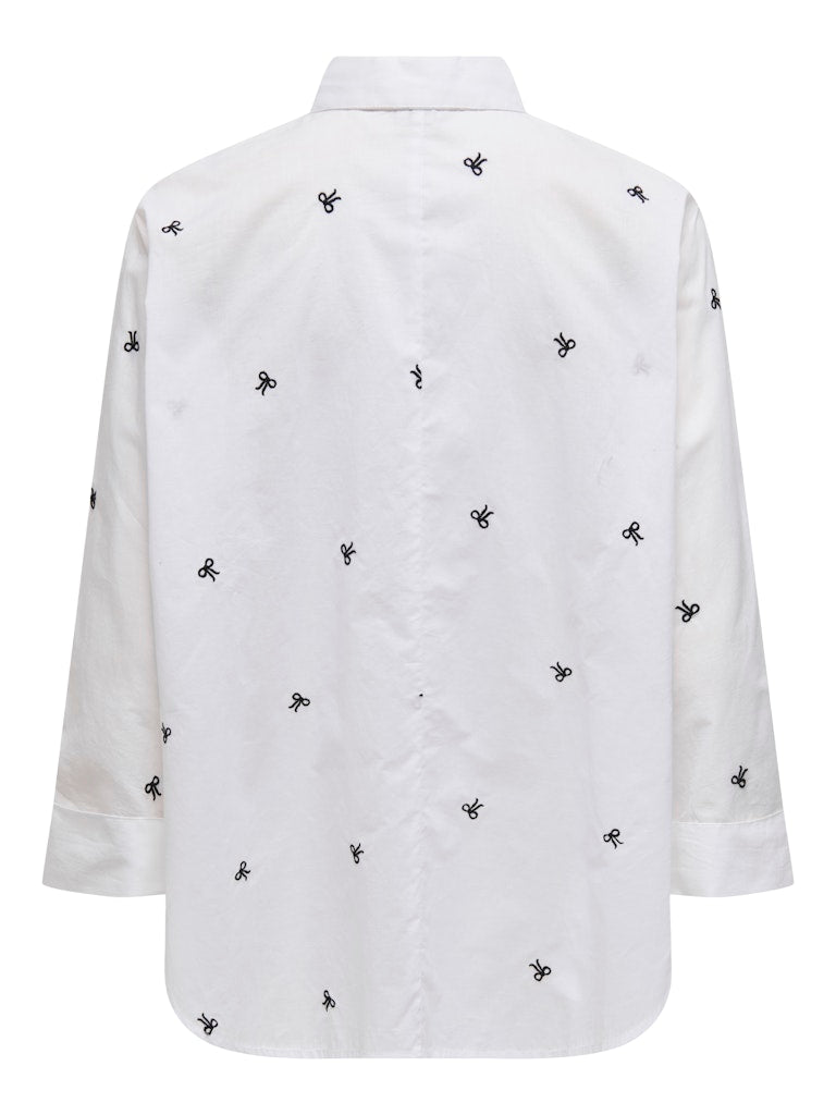 Only Damen Blusen Bright White/Bl