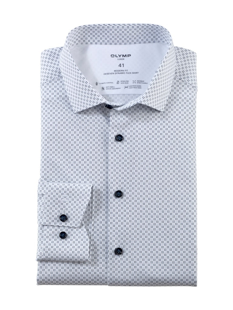 Olymp Herren Hemden lang Weiss