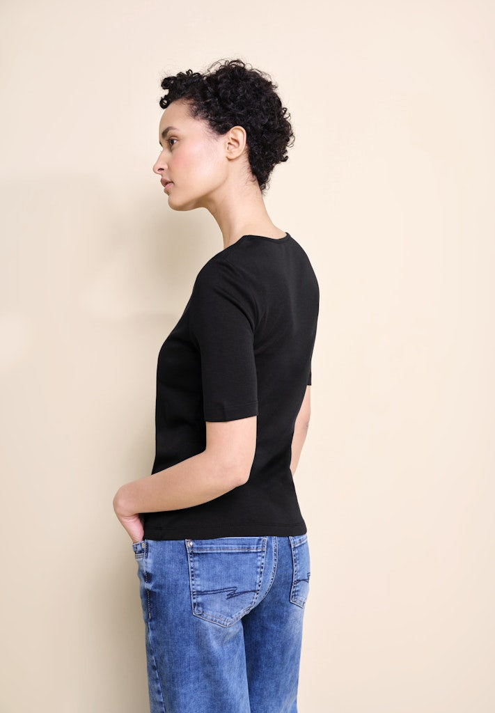 Street One Damen T-Shirts  Black