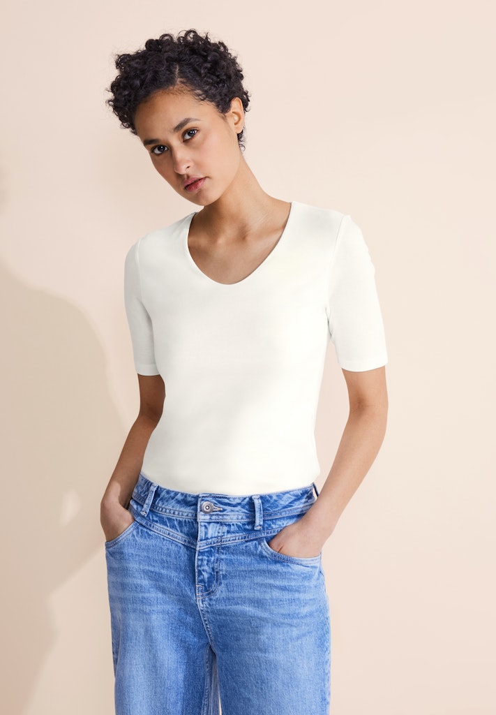 Street One Damen T-Shirts  Off White