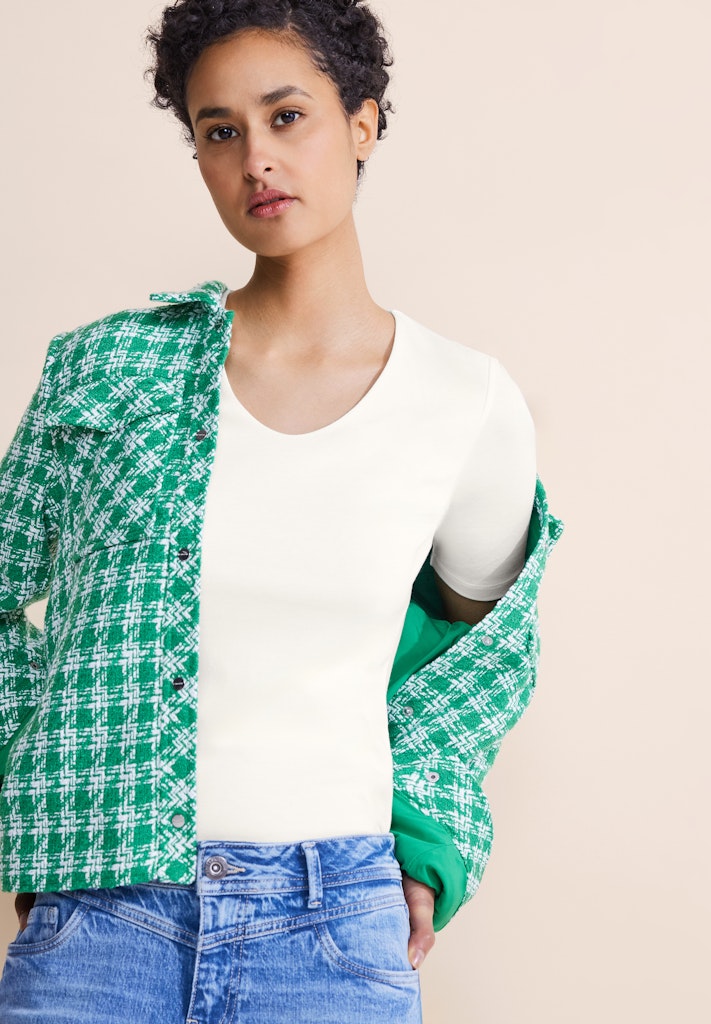 Street One Damen T-Shirts Off White