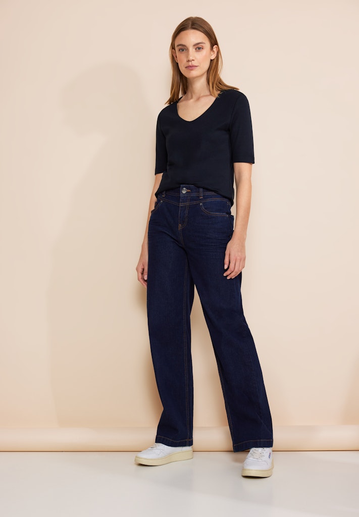 Street One Damen T-Shirts  Deep Blue